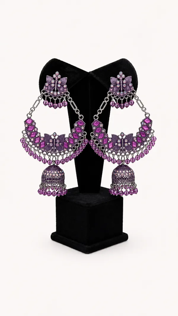 Purple_Oxidized_Silver_Chandbali_Jhumka_Earrings_For_Women