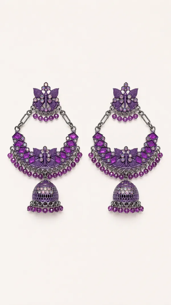 Purple_Oxidized_Silver_Chandbali_Jhumka_Earrings_For_Women