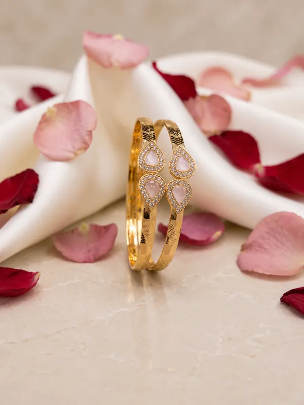 Rose_Gold_Crystal_Heart_Charm_Bracelets_Set