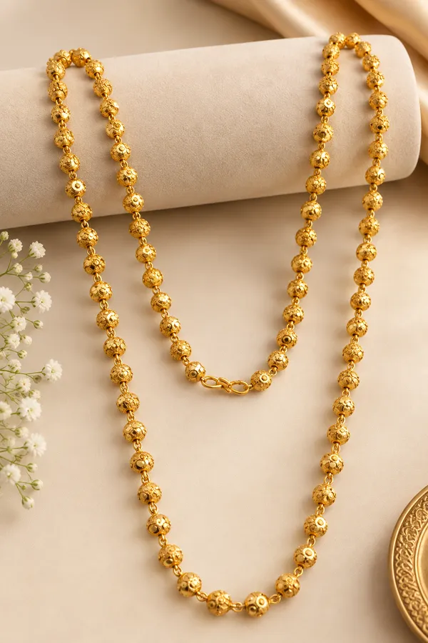 ASHIMA_HIGH_GOLD_PLATED_Daily_wear_BALL_CHAIN_-_SINGLE_LINE