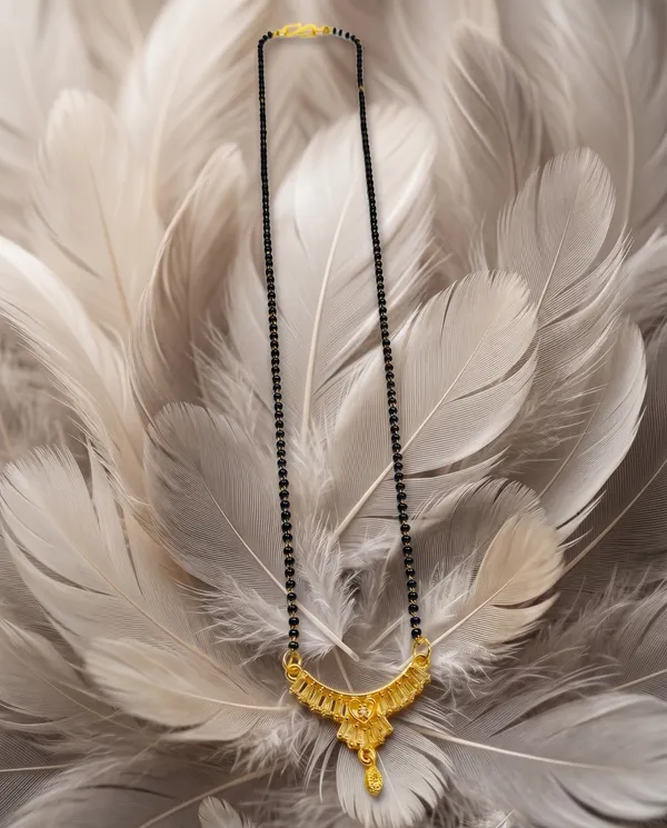 Gold_Plated_Mangalsutra_With_Black_Beads_For_Women