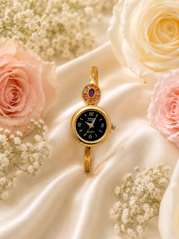 Stylish_Gold_Plated_Watch_Bracelet_for_Women