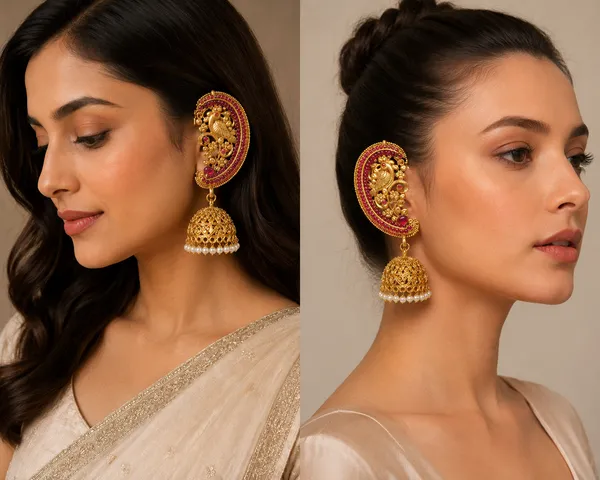 Gold_Plated_Ruby_Studded_Peacock_Jhumka_Earrings_For_Women