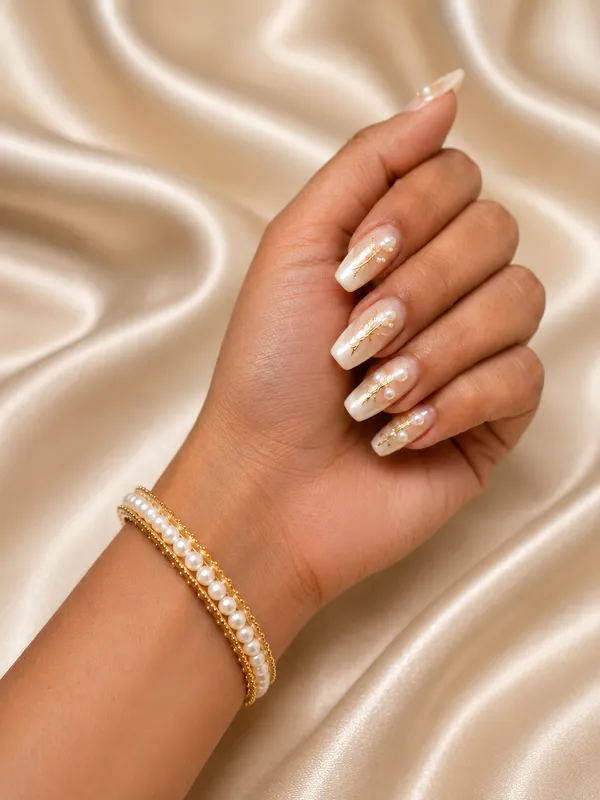 Gold_And_White_Plated_Pearl_And_Crystal_Embellished_Bangle_Set