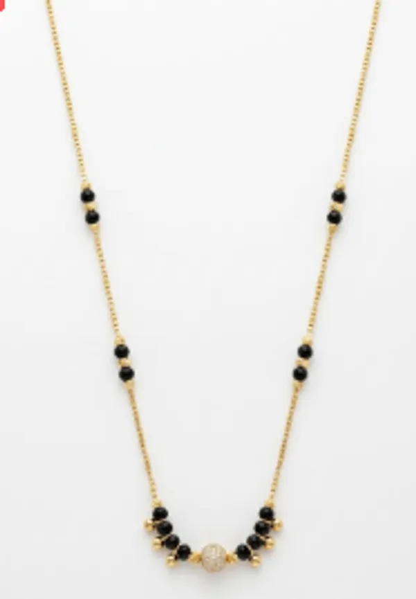 Gold_Plated_Black_Bead_Chain_Necklace_For_Women