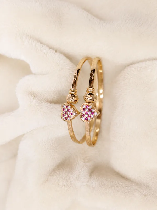 Gold_Plated_Bracelets_Set_For_Women