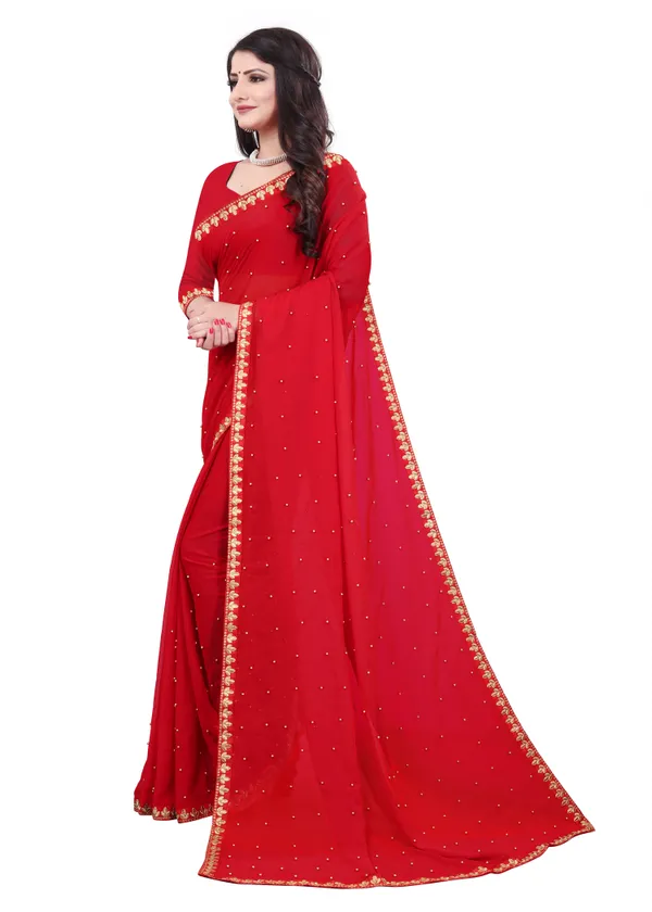 Fashionday_Embroidered_Fashion_Georgette_Saree_With_Unstitched_Blouse_(Red)