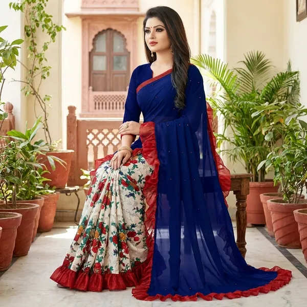 Fashion_Day_Printed_And_Self_Design_Bollywood_Georgette_Saree_(Dark_Blue)