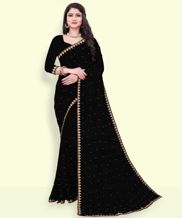 Fashion_Day_Self_Design_Bollywood_Georgette_Saree_(Black)