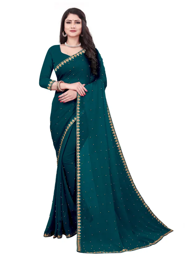 Fashion_Day_Self_Design_Bollywood_Georgette_Saree_(Blue)