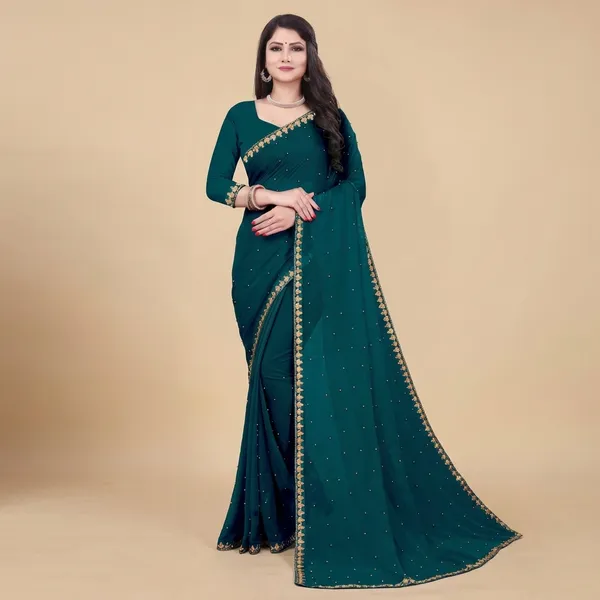 Fashion_Day_Self_Design_Bollywood_Georgette_Saree_(Blue)