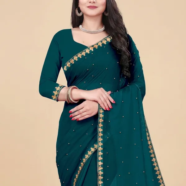 Fashion_Day_Self_Design_Bollywood_Georgette_Saree_(Blue)
