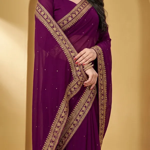 Fashion_Day_Self_Design_Bollywood_Georgette_Saree_(Purple)