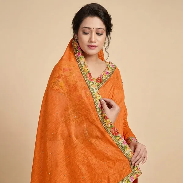 Fashion_Day_Embellished_Bollywood_Chanderi_Saree_(Orange)