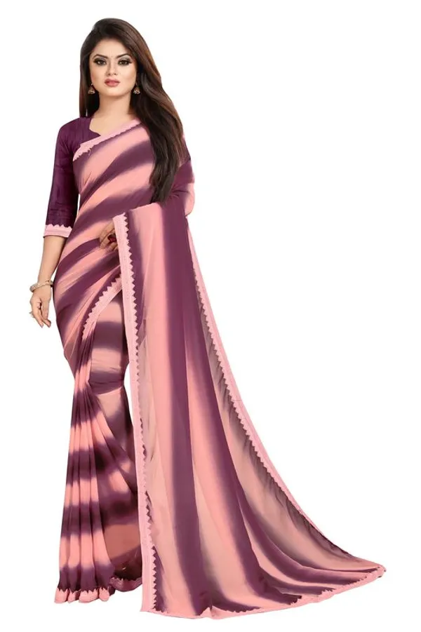 Fashion_Day_Striped_Bollywood_Georgette_Saree_(Pink_And_Black)
