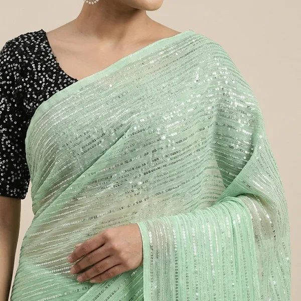 Fashionday_Fashion_Georgette_Saree_With_Unstitched_Blouse_(Light_Green)