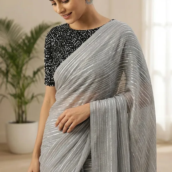 Fashionday_Fashion_Georgette_Saree_With_Unstitched_Blouse_(Grey)