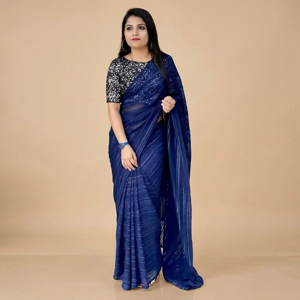 Fashionday_Fashion_Georgette_Saree_With_Unstitched_Blouse_(Dark_Blue)