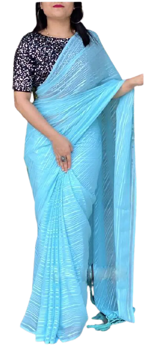 Fashionday_Fashion_Georgette_Saree_With_Unstitched_Blouse_(Light_Blue)