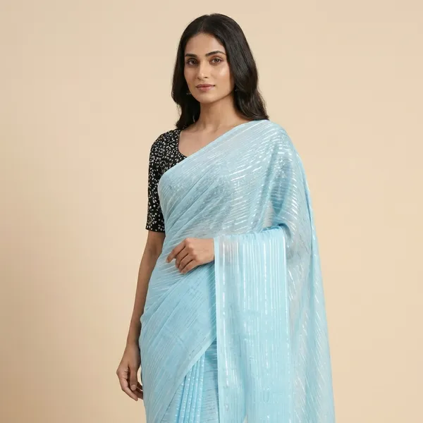 Fashionday_Fashion_Georgette_Saree_With_Unstitched_Blouse_(Light_Blue)