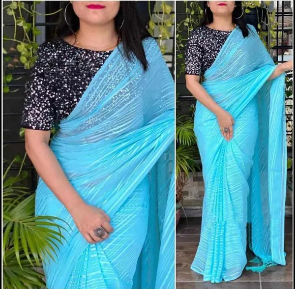 Fashionday_Fashion_Georgette_Saree_With_Unstitched_Blouse_(Light_Blue)