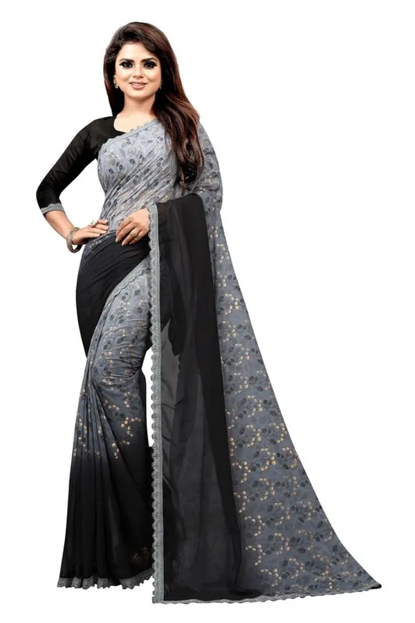 Fashion_Day_Floral_Print_Bollywood_Georgette_Saree_(Black_And_Grey)