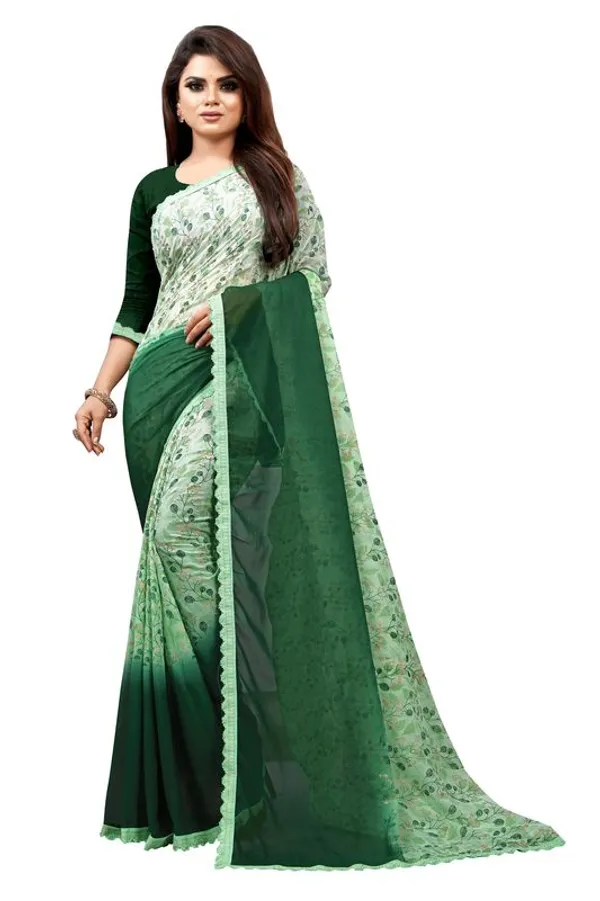 Fashion_Day_Floral_Print_Bollywood_Georgette_Saree_(Dark_Green)