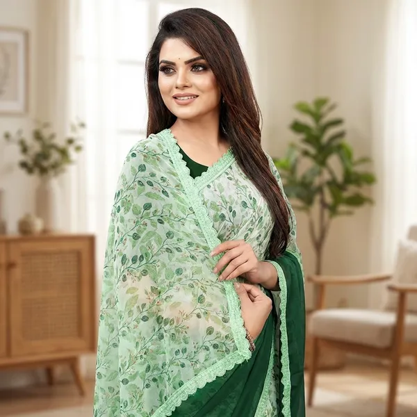 Fashion_Day_Floral_Print_Bollywood_Georgette_Saree_(Dark_Green)