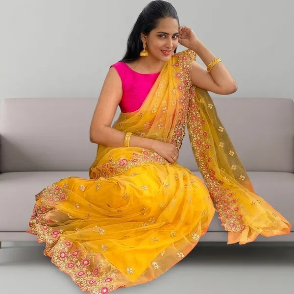 Fashionday_Bollywood_Net_Saree_With_Unstitched_Blouse_(Mustard)