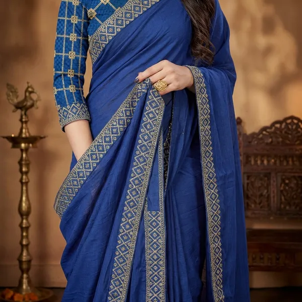 Fashion_Day_Embellished_Bollywood_Art_Silk_Saree_(Blue)