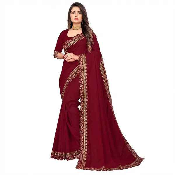 Fashion_Day_Embroidered_Bollywood_Georgette_Saree_(Maroon)