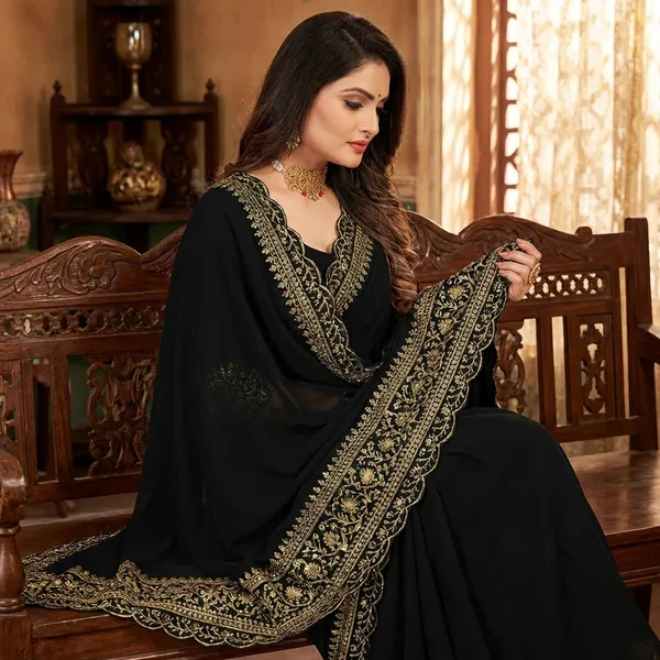 Fashion_Day_Embroidered_Bollywood_Georgette_Saree_(Black)