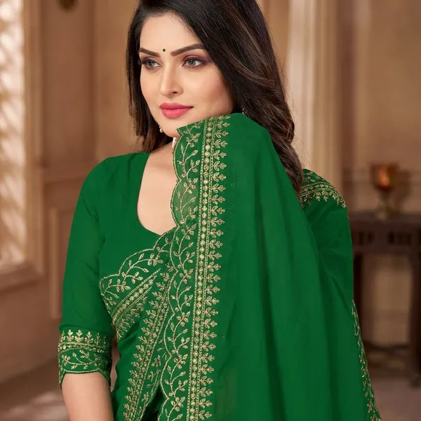 Fashion_Day_Embroidered_Bollywood_Silk_Blend_Saree_(Green)