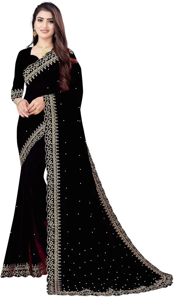 Fashion_Day_Embroidered_Bollywood_Georgette_Saree_(Black)