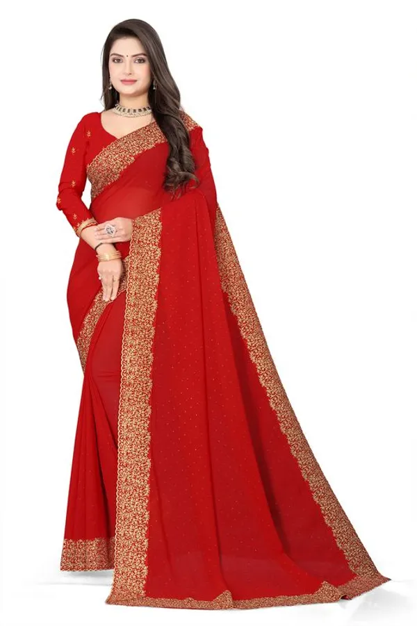 Fashion_Day_Embroidered_Bollywood_Georgette_Saree_(Red)
