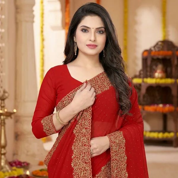 Fashion_Day_Embroidered_Bollywood_Georgette_Saree_(Red)