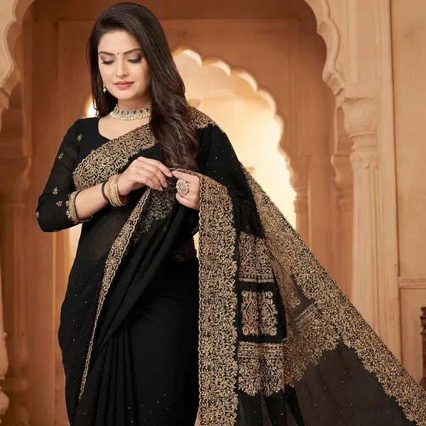 Fashion_Day_Embroidered_Bollywood_Georgette_Saree_(Black)