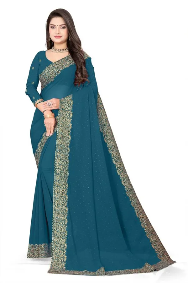 Fashion_Day_Embroidered_Bollywood_Georgette_Saree_(Blue)