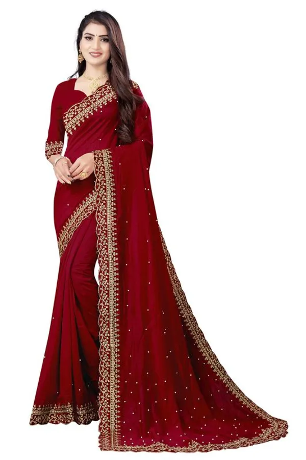 Fashion_Day_Embroidered_Fashion_Georgette_Saree_With_Unstitched_Blouse_(Maroon)