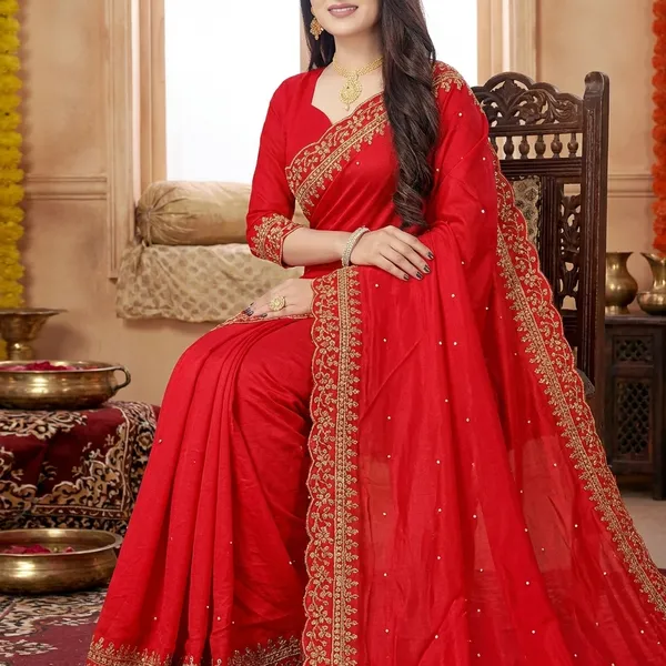 Fashion_Day_Embroidered_Fashion_Georgette_Saree_With_Unstitched_Blouse_(Red)