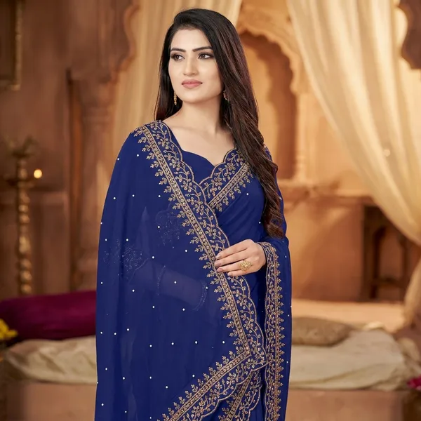 Fashion_Day_Embroidered_Fashion_Georgette_Saree_With_Unstitched_Blouse_(Dark_Blue)