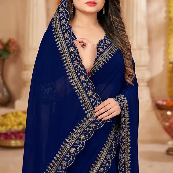 Fashion_Day_Embroidered_Fashion_Georgette_Saree_With_Unstitched_Blouse_(Dark_Blue)