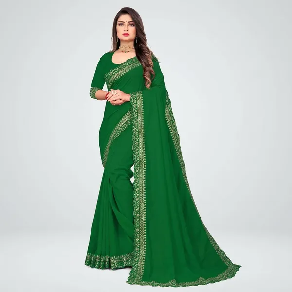 Fashion_Day_Embroidered_Fashion_Georgette_Saree_With_Unstitched_Blouse_(Green)
