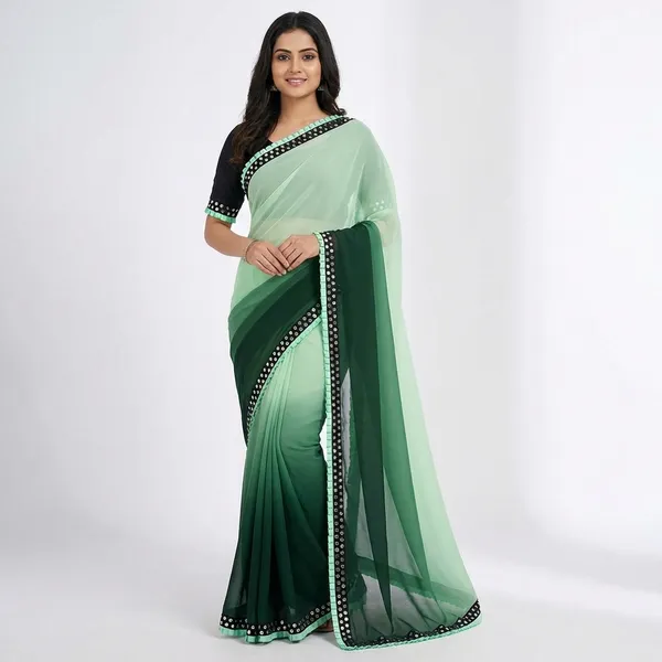 Fashion_Day_Self_Design_Fashion_Georgette_Saree_With_Unstitched_Blouse_(Green)