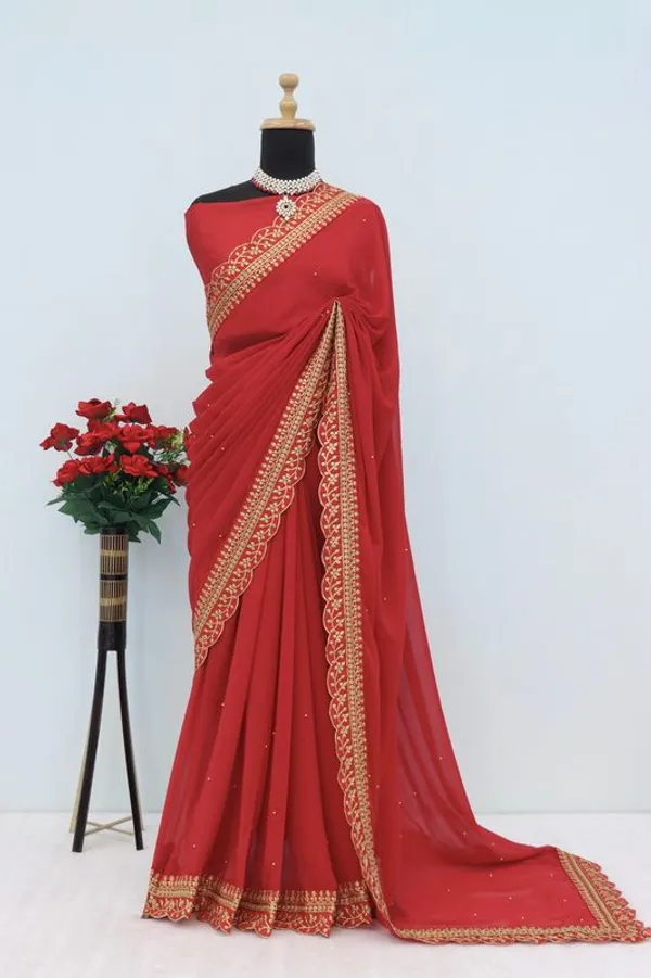 Fashion_Day_Embroidered_Fashion_Georgette_Saree_With_Unstitched_Blouse_(Red)