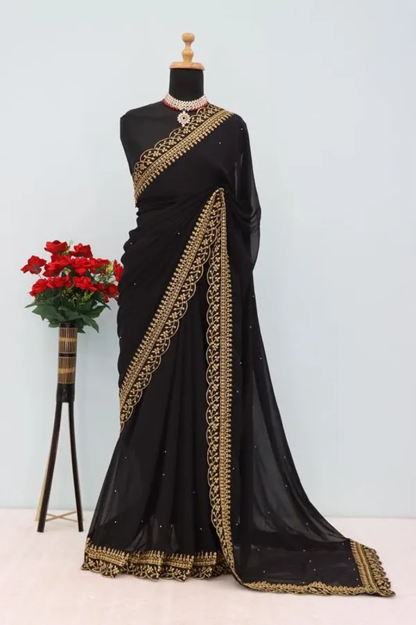 Fashion_Day_Embroidered_Fashion_Georgette_Saree_With_Unstitched_Blouse_(Black)