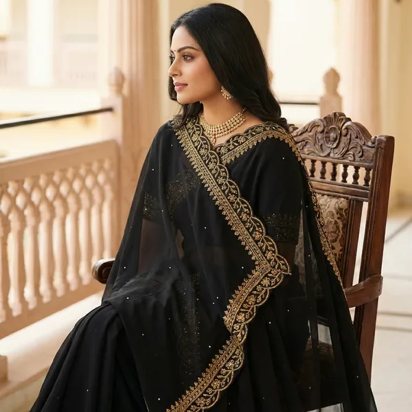 Fashion_Day_Embroidered_Fashion_Georgette_Saree_With_Unstitched_Blouse_(Black)