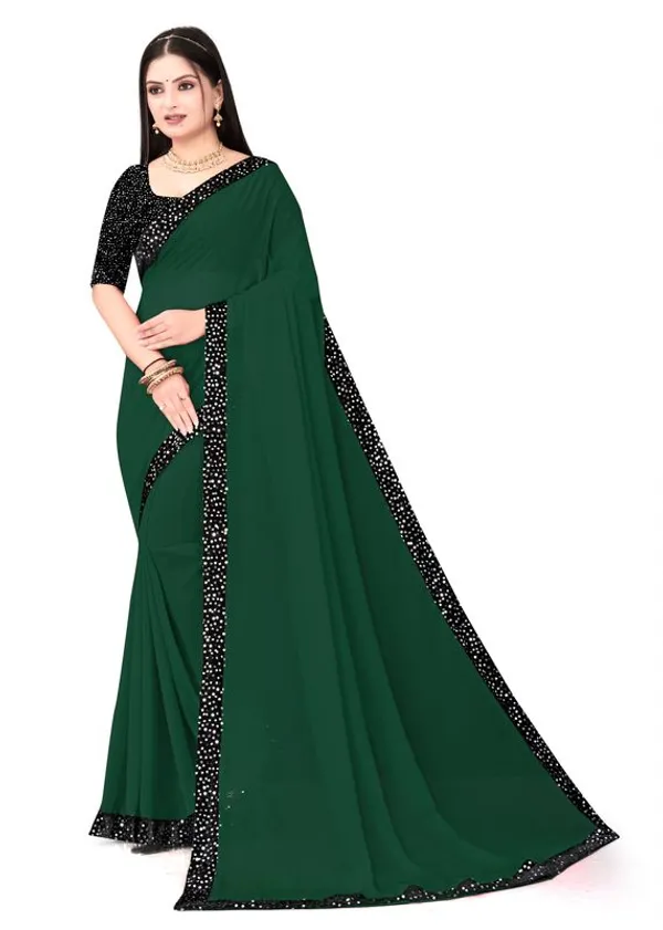 Fashion_Day_Embroidered_Bollywood_Georgette_Saree_(Dark_Green)