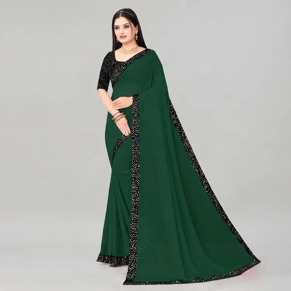 Fashion_Day_Embroidered_Bollywood_Georgette_Saree_(Dark_Green)