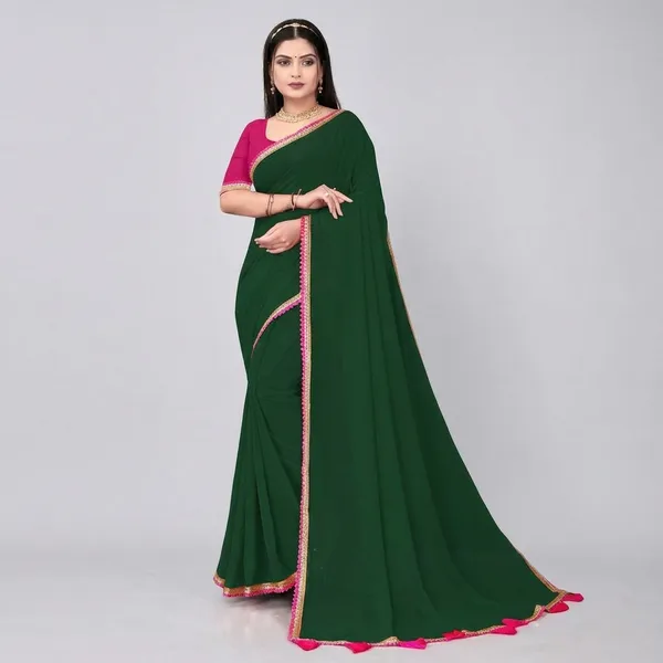 Fashion_Day_Embroidered_Bollywood_Georgette_Saree_(Dark_Green)